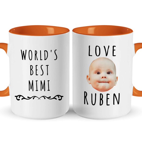 Customizaholic Personalized Photo Mimi Mug – World’s Best Mimi Custom Grandparent Gift Coffee Mug
