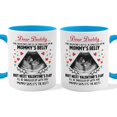 thumbnail image 1 of Customizaholic Personalized Pregnancy Announcement Mug - Ultrasound Design, Custom Message Keepsake Gift for Dad, 1 of 5