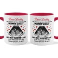 thumbnail image 1 of Customizaholic Personalized Pregnancy Announcement Mug - Ultrasound Design, Custom Message Keepsake Gift for Dad, 1 of 5