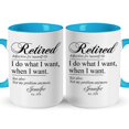 thumbnail image 1 of Customizaholic Personalized Retired Definition Mug - Funny Retirement Quote Design, Custom Name and Year Keepsake Gift, 1 of 5