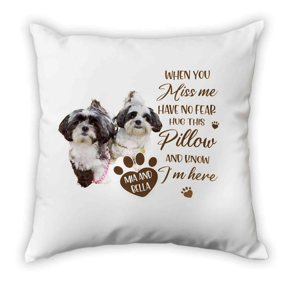 Customizaholic Pet Pillows Personalized Photo, Custom Pillows With Picture, Custom Dog Pillow, Custom Pet Pillow, Custom Pillows, Personalized Photo Gifts