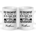 thumbnail image 1 of Customizaholic Retirement Adventure Personalized Name Mug – Custom Retirement Coffee Mug Gift for Him or Her, 1 of 5
