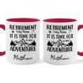 thumbnail image 1 of Customizaholic Retirement Adventure Personalized Name Mug – Custom Retirement Coffee Mug Gift for Him or Her, 1 of 5