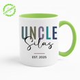 thumbnail image 1 of Customizaholic Uncle Mug Personalized – Custom Name & Est. Year Coffee Cup – New Uncle Gift Idea, Pregnancy Announcement, Family Keepsake, 1 of 6