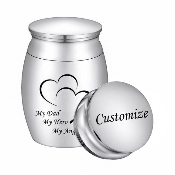 Customize 3*4 cm Small Cremation Keepsake Urn for Human Ashes Miniature