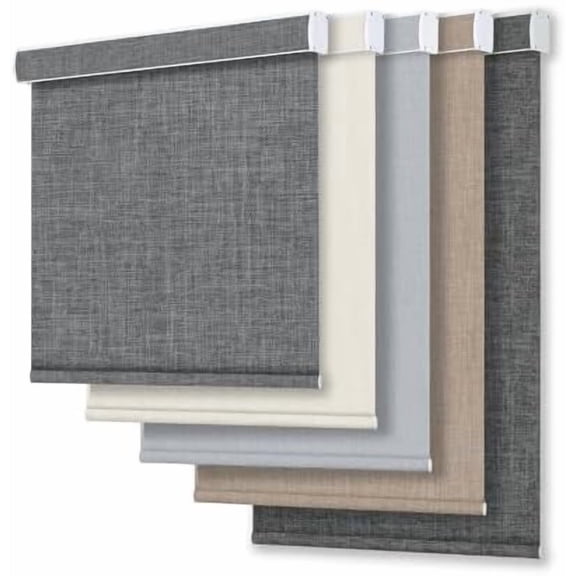 Customize Cordless Roller Shades,Blackout Blinds for Windows Thermal Insulated,UV Protection Easy to Install for Home,Office, Bathroom, Blackout Dark Gray, 70" W x 48" H$$Home Decor, Kitchen, & Other