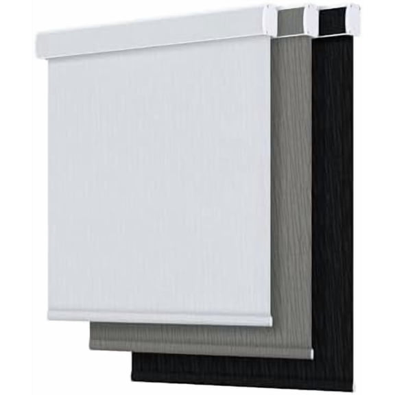 Customize Cordless Roller Shades,Blackout Blinds for Windows Thermal Insulated,UV Protection Easy to Install for Home,Office, Bathroom, Blackout White, 65" W x 48" H$$Home Decor, Kitchen, & Other