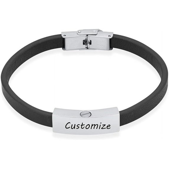 Customize Cremation Urn Bracelet for Ashes Cremation Bracelet for Ashes Genuine Leather Memorial Urn Bangle Ash Jewelry With Fill Kit