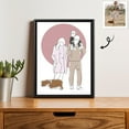 thumbnail image 1 of Customize Family Photo to Doodle Art, Couple Picture, Anniversary Gift Canvas, 1 of 10