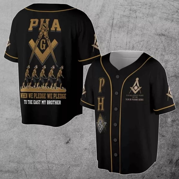 Customize Lodge Name, Name and Number PHA Baseball Jersey Shirt - Hot Sale 2026