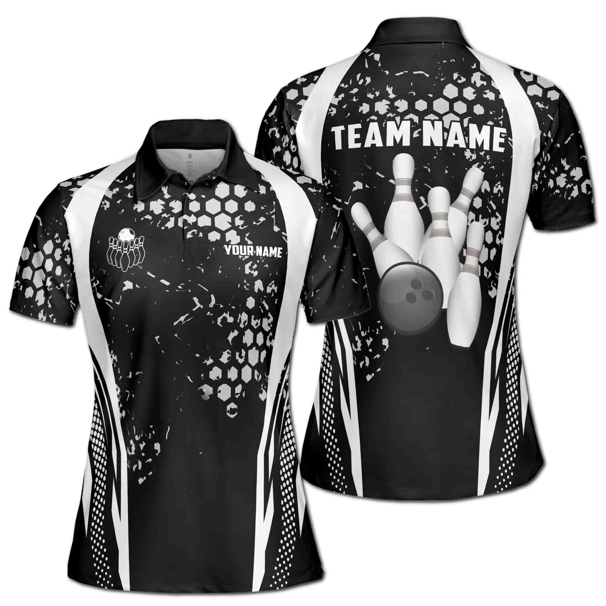 Customize Name Bowling Team Black Women s Polo Shirt S 5XL Walmart Customize name bowling team black women s polo shirt s 5xl walmart