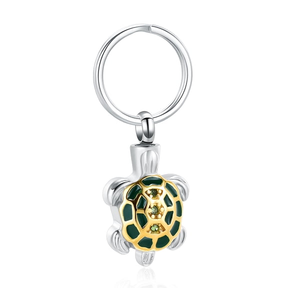 Customize Sea Turtle Memorial Cremation Jewelry for Ashes Urn Keyring  Pendent for Ashes Keychain