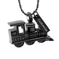 thumbnail image 1 of Customize Train Cremation Jewelry for Ashes Holder Pendent for Ashes and Chain Urn Necklace for Ashes of Loved One, 1 of 8
