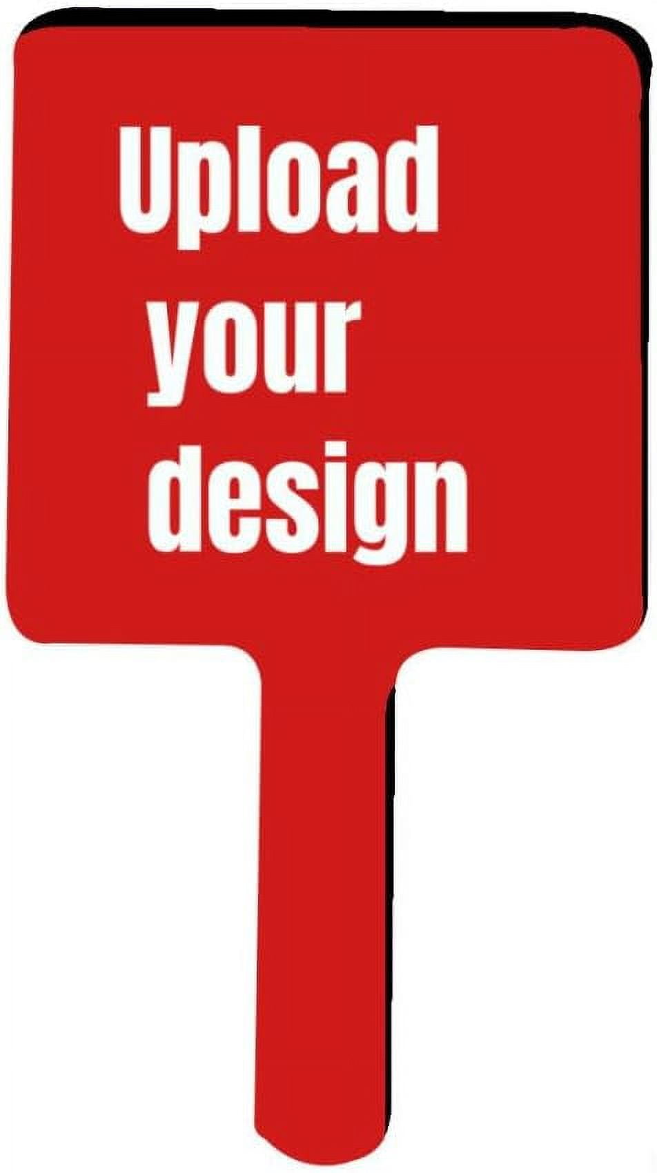 Customize Your Design Photos Wanted Text Hand Mirror Professional Hand