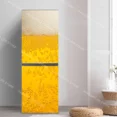 thumbnail image 1 of Customized 3D Refrigerator Sticker Retro Flower Plants Poster Waterproof Home ration Kitchen Fridge Door Wrap Mural Sticker, 1 of 6