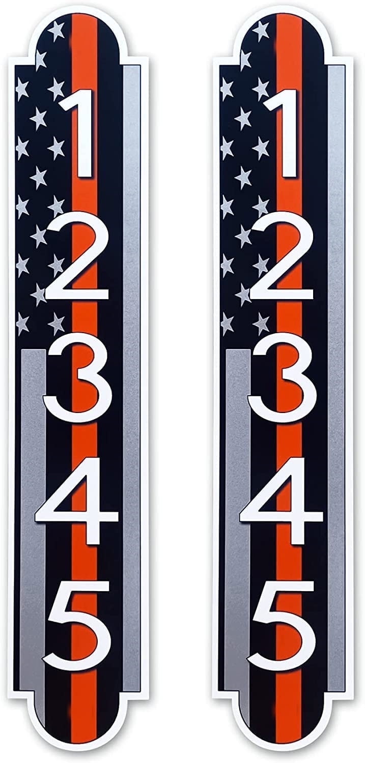 Customized Address Numbers Stickers for Outside 2 Pack, Highly ...