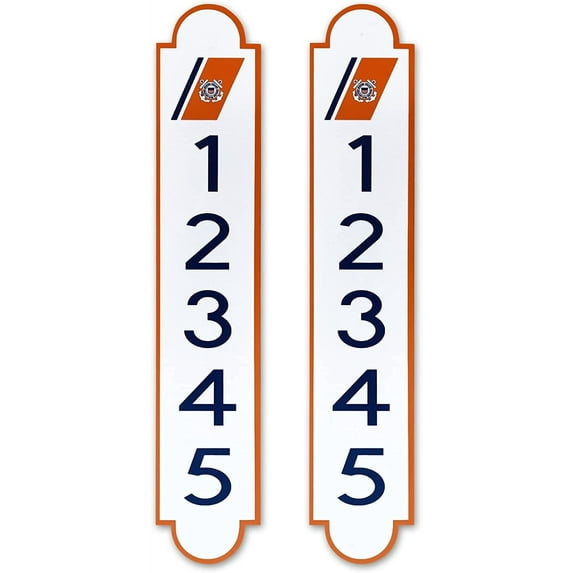 Customized Address Numbers Stickers for Outside 2 Pack, Highly Reflective Aluminum Easy Peel and Stick Vinyl Decal for Mailbox/House/Apartment/Warehouse( 3"x9", Black)
