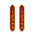 thumbnail image 1 of Customized Address Numbers Stickers for Outside 2 Pack, Highly Reflective Aluminum Easy Peel and Stick Vinyl Decal for Mailbox/House/Apartment/Warehouse( 5"x20", Marines), 1 of 7