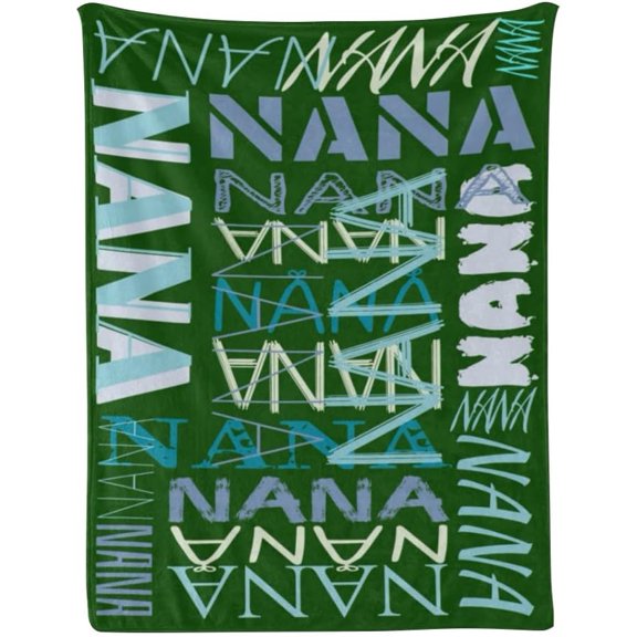 Customized Blanket Personalized with Name Text, Monogrammed Blankets, Customized Flannel Throws Blankets for Baby Adults Birthday Mothers Fathers Valentines Day Gift