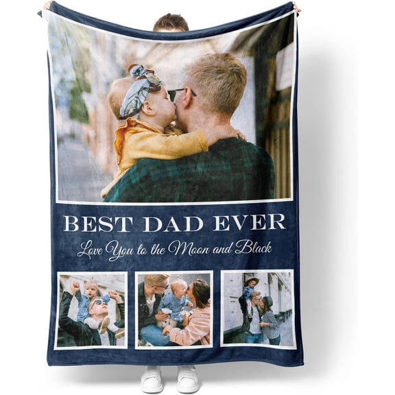 Customized Blankets with Photos Personalized Picture Collage Blanket Soft Using My Own Photos Custom Gifts for Halloween, Family, Friends Gifts-150X200cm