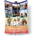 thumbnail image 1 of Customized Blankets with Photos Personalized Picture Collage Blanket Soft Using My Own Photos Custom Gifts for Halloween, Family, Friends Gifts-150X200cm, 1 of 6