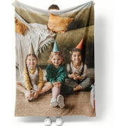 Customized Blankets with Photos Personalized Picture Collage Throw Blanket Soft Using My Own Photo Custom Personalized Christmas Warm Gifts for Women Men Family Friends