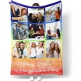 thumbnail image 1 of Customized Blankets with Photos Personalized Picture Collage Throw Blanket Soft Using My Own Photo Custom Personalized Christmas Warm Gifts for Women Men Family Friends, 1 of 6
