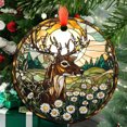 thumbnail image 1 of Customized Boho Deer and Daisy Ornament Window Hanging Sun Catcher Halloween Haning Decoration Christmas Birthday Gifts for Lover, Friends, 2025, Seasonal Holiday Decor, Holiday, 1 of 5