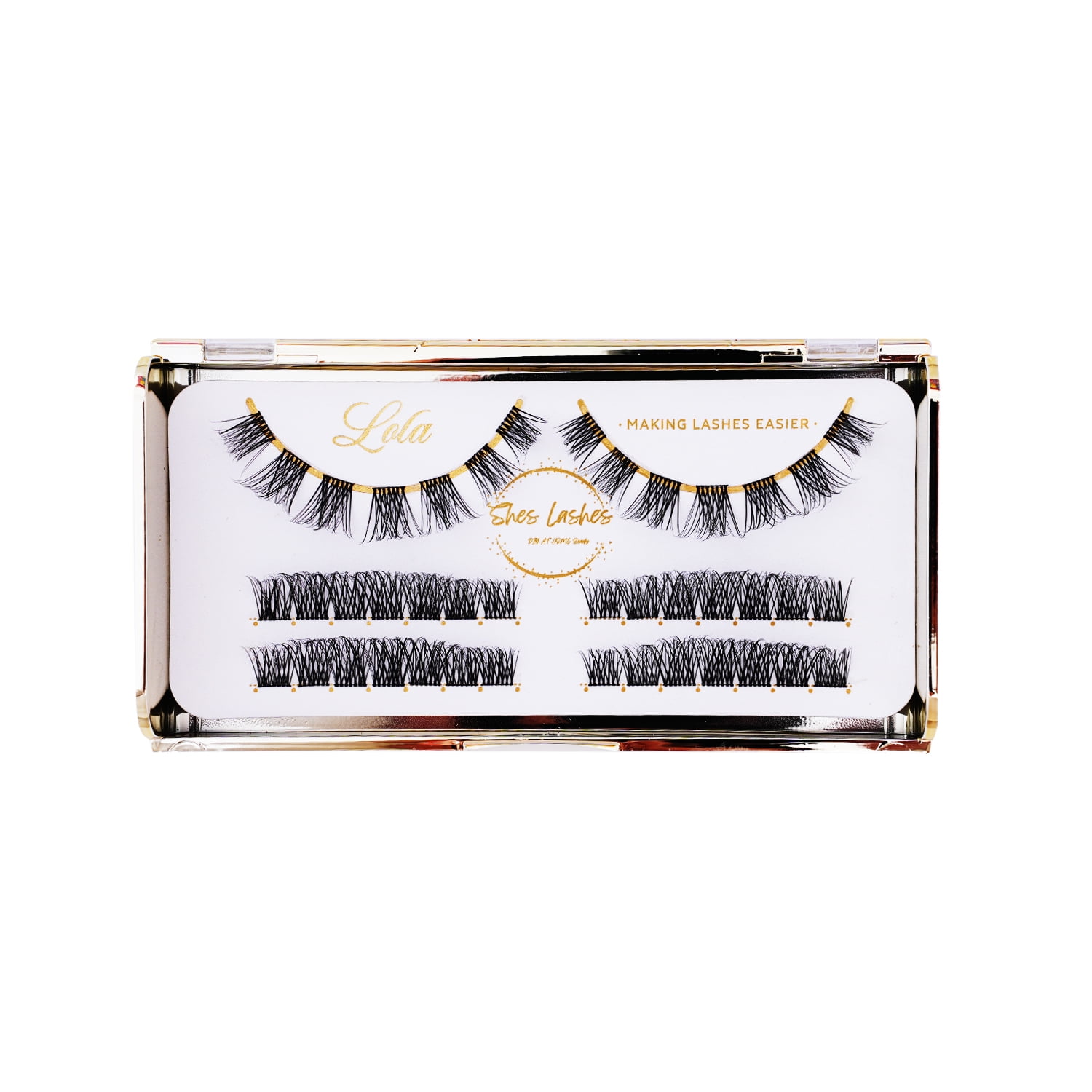 Customized CL Series DIY Eyelash Extension Luxury Pre-cut Clusters Individual Cluster DIY Lash Fluffy False Eyelashes