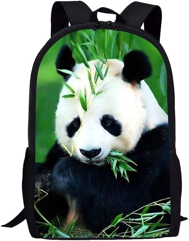 Customized Children School Backpack Panda Animal Book Bags for Boys Kids Girls