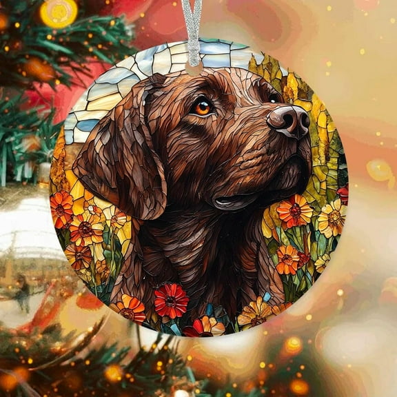 Customized Christmas Ornaments 2025 Black Lab, Black Lab Ornament, Black Lab Present Ideas, Black Lab for Trees GqX3xR (Black Lab 2)