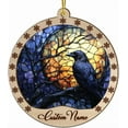 thumbnail image 1 of Customized Christmas Suncatcher Midnight Crow, Midnight Crow Ornament, Midnight Crow Decorations, Midnight Crow 2064TG19 2JYuDj, 1 of 4