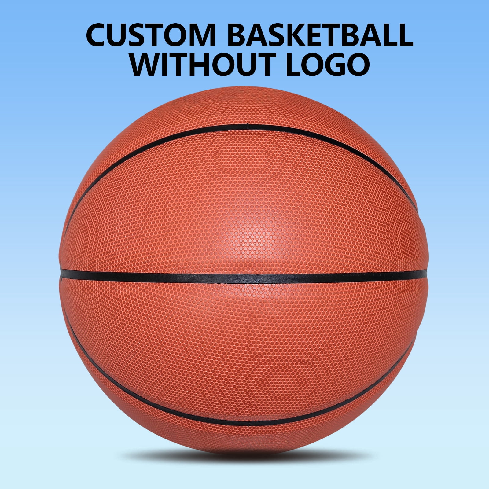 Customized Clothes Custom Logos Soft Leather Standard Size 7/6/5 Boys Girls In&Outdoor Wear-Resistant Game Training Basketball