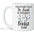 thumbnail image 1 of Customized Dentist Ceramic Mug - New Dental Mug For Teeth Doctor - Brush Tooth Mug - Personalized Dentist Mug With Name - Dentist Gift - Custom Dentist Tea Cup - White Mugs 11oz 15oz, 1 of 5