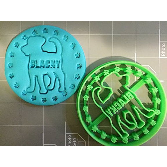 Customized Dog Cookie Cutter (with your dog's Name) Limited edition- Fast Shipping - Sharp Edges - Exceptional Quality