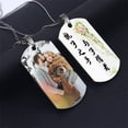 thumbnail image 1 of [Customized] Double-Sided Stainless Steel Dog Tag Picture Printing Inscription Necklace * 1 Set, 1 of 5