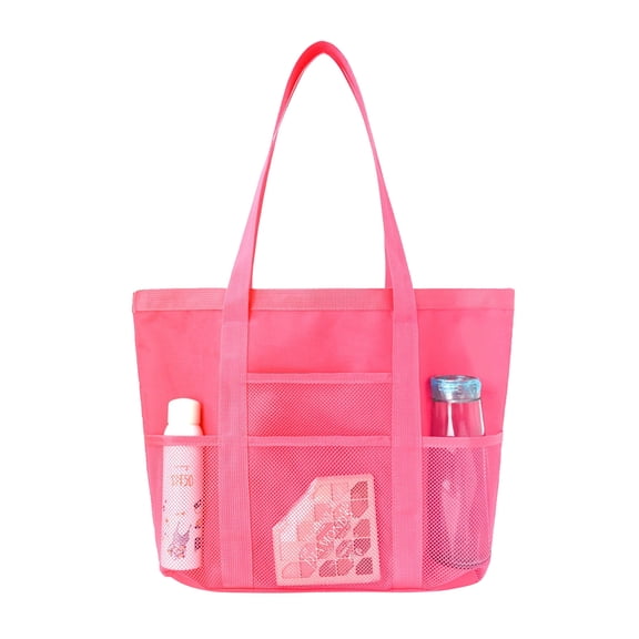 Customized Embroidered Mesh Beach Bag Large Tote For Women Travel Swimming Pool Foldable Shoulder Storage Outdoor DIY Accessory