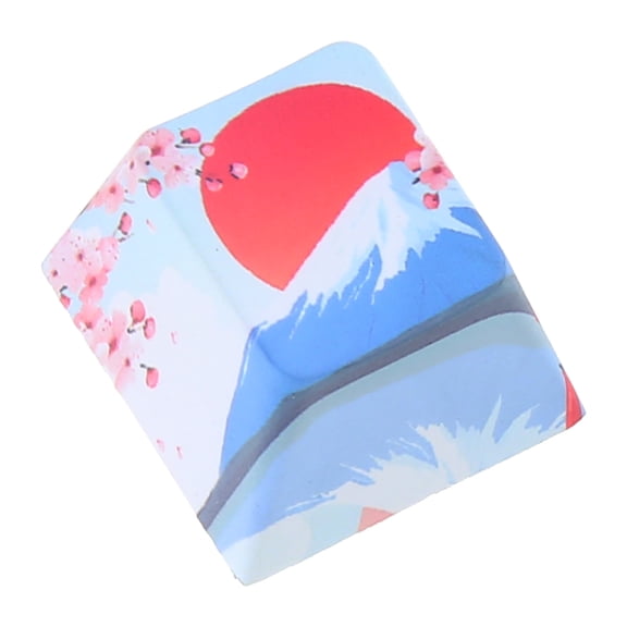 Customized Etched Mount Fuji Keycap for Cherry MX Cherry Profile PBT Keycaps