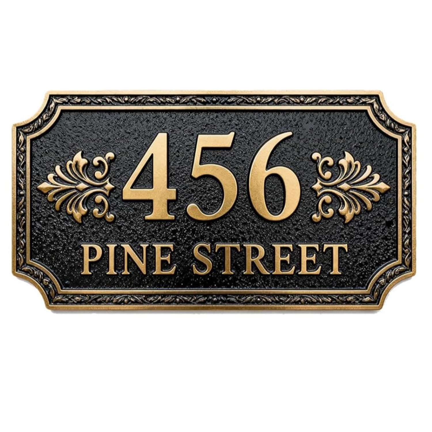 Customized House Address Plaques Outdoor House Number Sign Custom ...