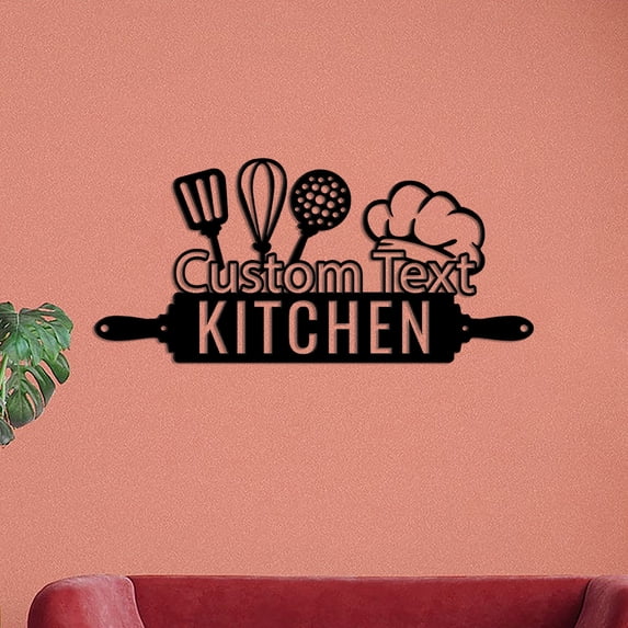 Customized Kitchen Metal Sign,Kitchen Sign,Kitchen Wall Art,Kitchen ...