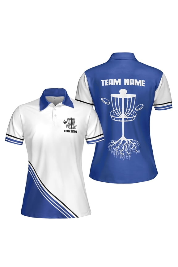 Customized Let's Play Disc Golf Women's Polo Shirt S-5XL