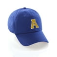 thumbnail image 1 of Customized Letter Intial Baseball Hat A to Z Team Colors, Blue Cap White Gold Letter A, 1 of 4