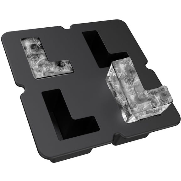 Customized Letter L Ice Cube Mold -Letter Silicone Ice Mold for Custom Ice Cube Mold Baking Chocolate and Crafting Letter Molds, Ice Cube Molds for Cocktails & Whiskey with Custom Letters
