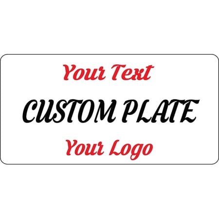 Customized License Plate Your Text Your Logo Photo License Plate