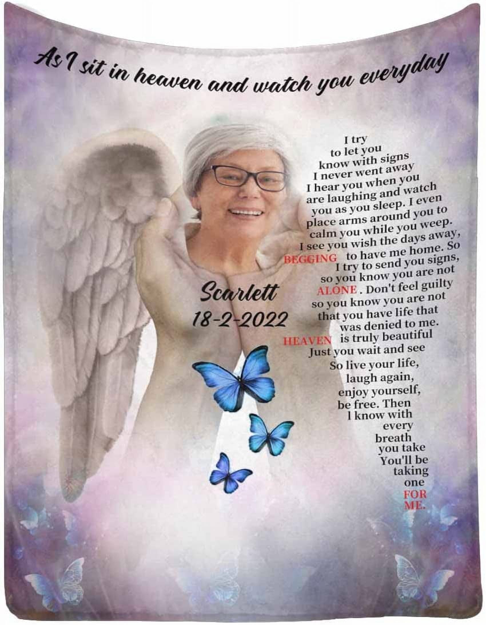 Customized Loss of Loved Mother Father Sympathy Gift, Miss and Love You