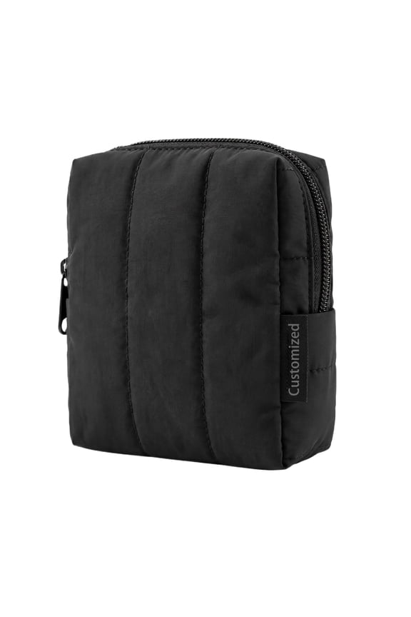 Customized Makeup Bag, Waterproof Portable Cosmetic Organizer For Travel, Daily Use, Women's Beauty Essentials Storage