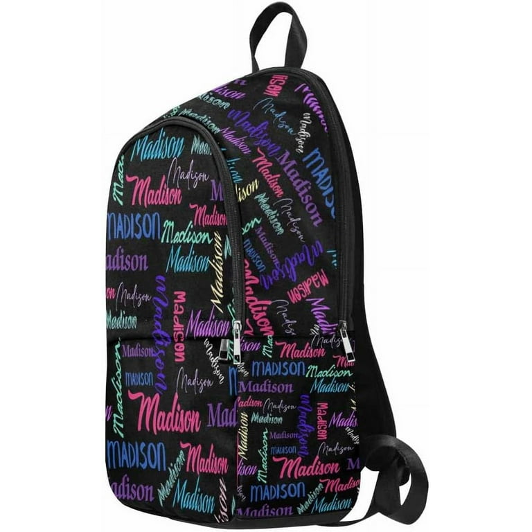 Bookbags with names top
