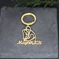 thumbnail image 1 of Customized Name Keychain Stainless Steel Couple Lover Keyring Wedding Valentine's Day Gift Engraved Nameplate Key Chain, 1 of 1