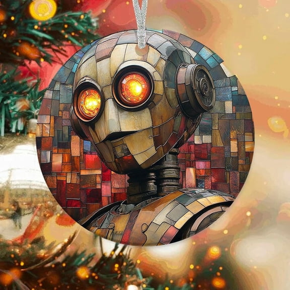 Customized Ornaments Sci hLyqGy (Sci-Fi AI Robot 4)