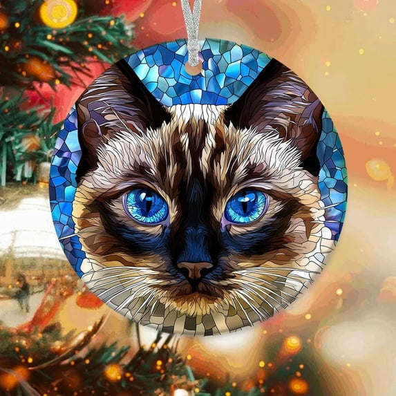 Siamese Cat Ornament